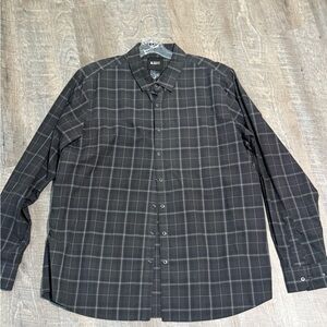5.11 Tactical Black Plaid Casual Button Down Shirt